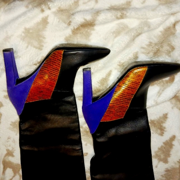 Balenciaga boots black /purple/crocodile skin? - Picture 2 of 10